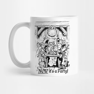 Adventuring Party at the Tavern Mug